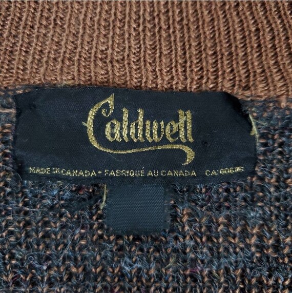 Vintage caldwell intarsia v neck sweater, Caldwel… - image 9