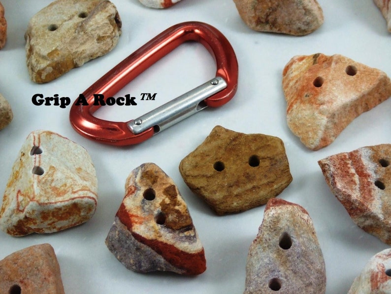 20 Rock Climbing Holds Real Rock Etsy