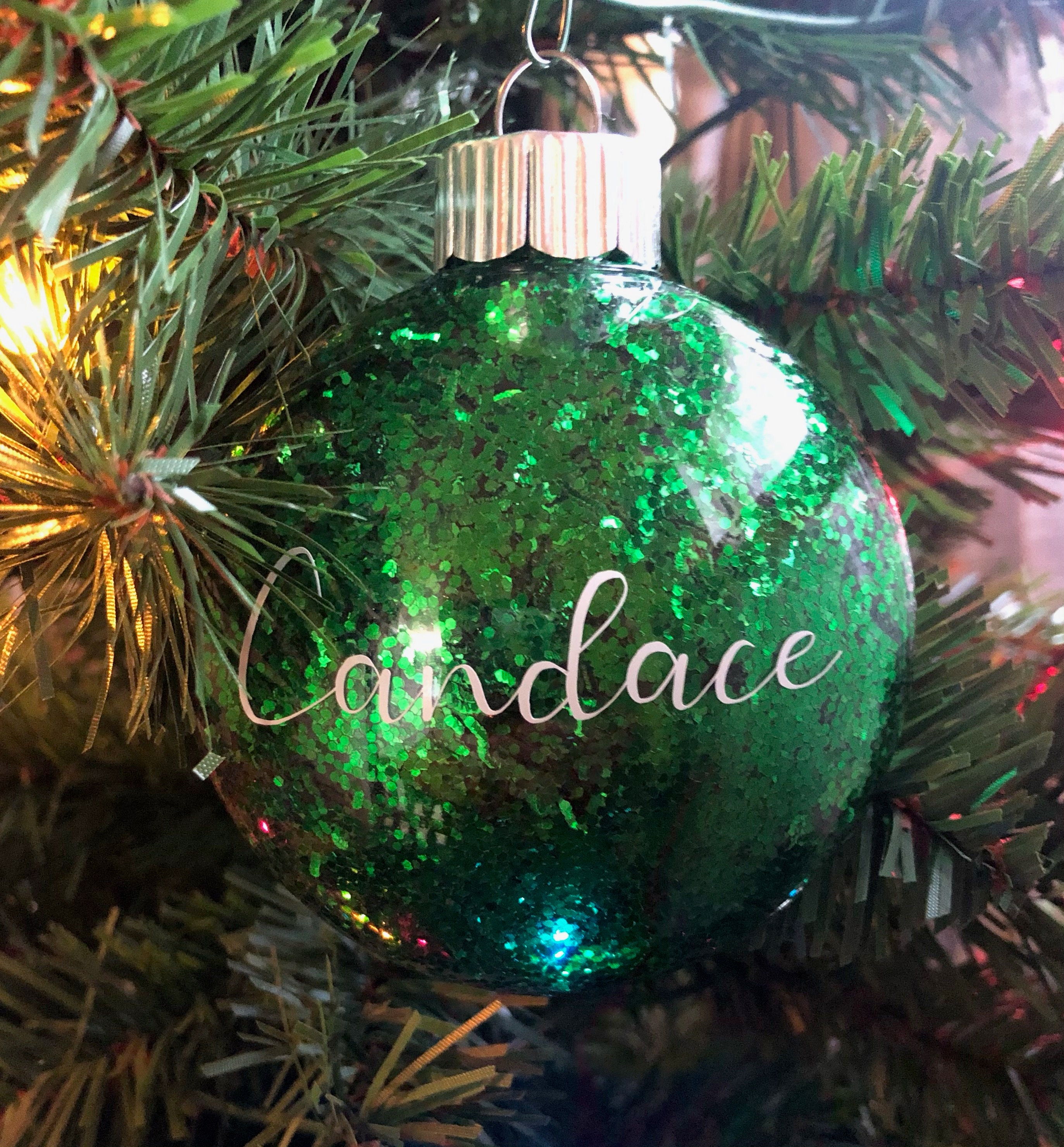 Personalized Christmas Ornaments Name Ornaments Kids Etsy