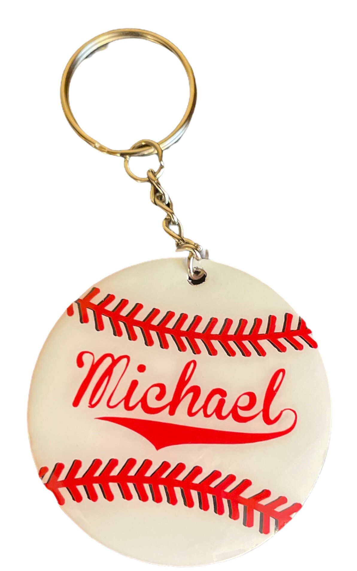 Personalized Baseball KeychainBaseball KeychainPersonalized Etsy