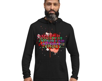 Zombie graphic Lightweight Hoodie