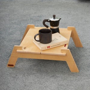 Mesa de picnic portátil de madera desmontable