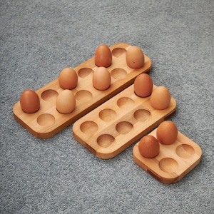 Solid Wood Egg Holder