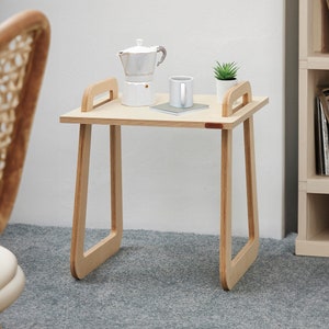 Disassembled Wooden Nightstand & Side Table