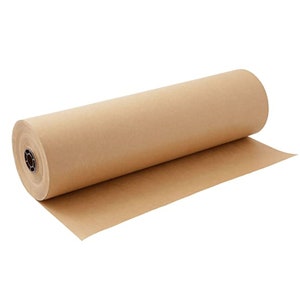 Rotolo di carta kraft, carta kraft da imballaggio, carta da colorare in rotolo, rotolo di carta da pittura (40 metri)