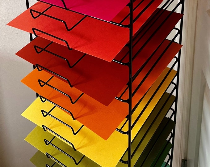 30slot Scrapbook Paper Rack Tower Holds Both 12 X 12 and 8 1/2 X 11