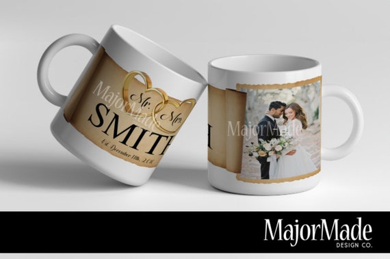 Royal Wedding | Mug Design | PNG | Sublimation Design | Digital Download |  Wedding | Anniversary - Mug Template