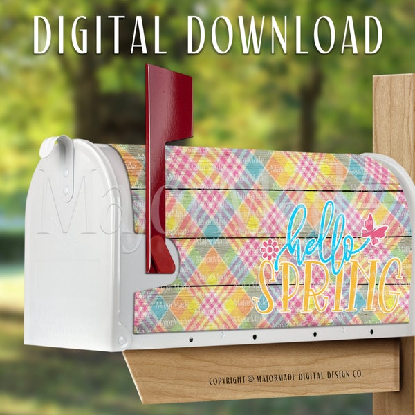 Mailbox Cover Template Etsy