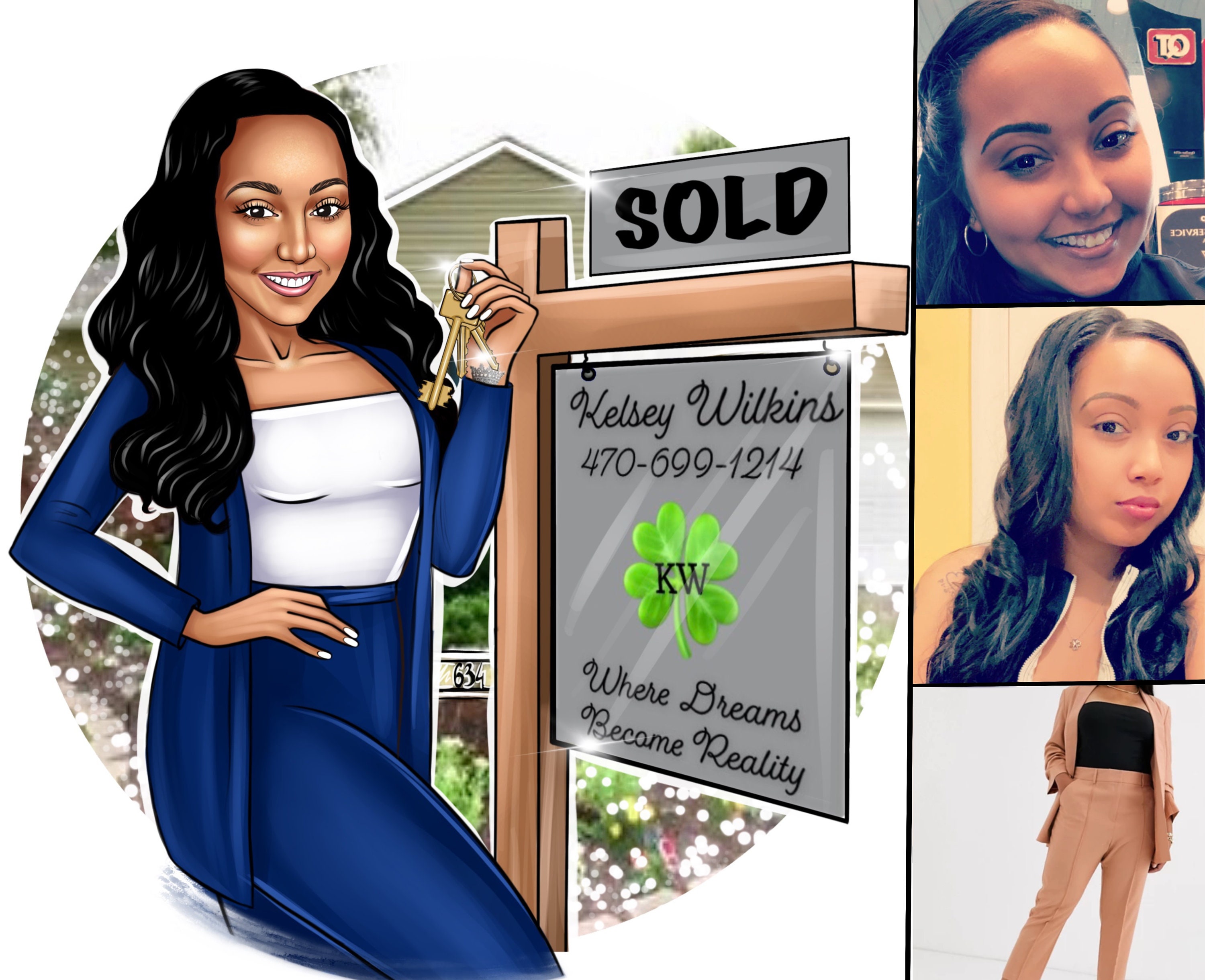 Real Estate Logo Avatar Business Logo Real Estate Marketing Etsy