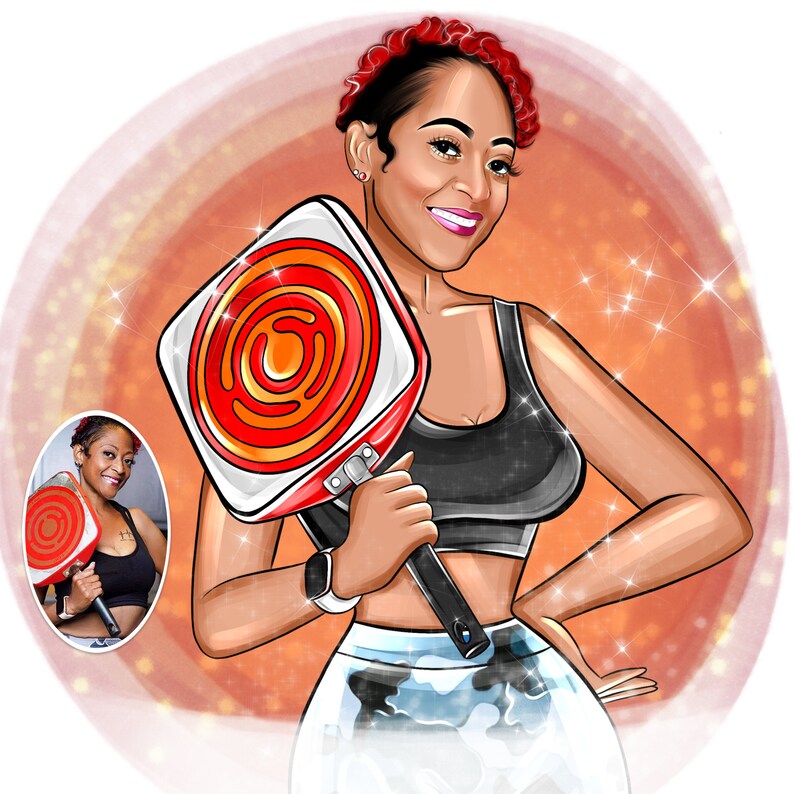 Kuchen Designer Logo Portrait Logo Baker Cartoon Portrait ...