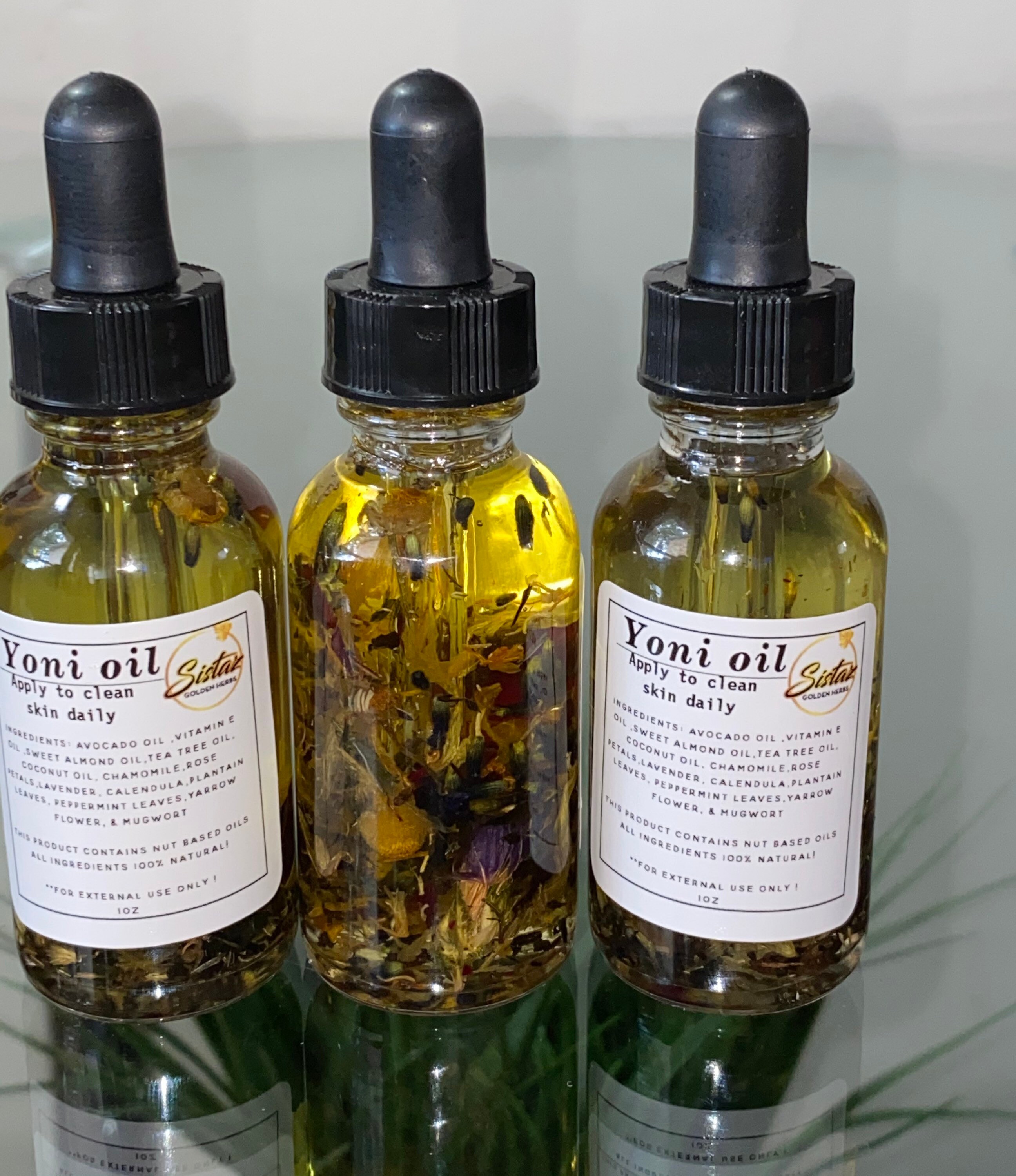 Yoni oil /Punani OilVagina OilCookie oil/Herb infused Oil. Etsy