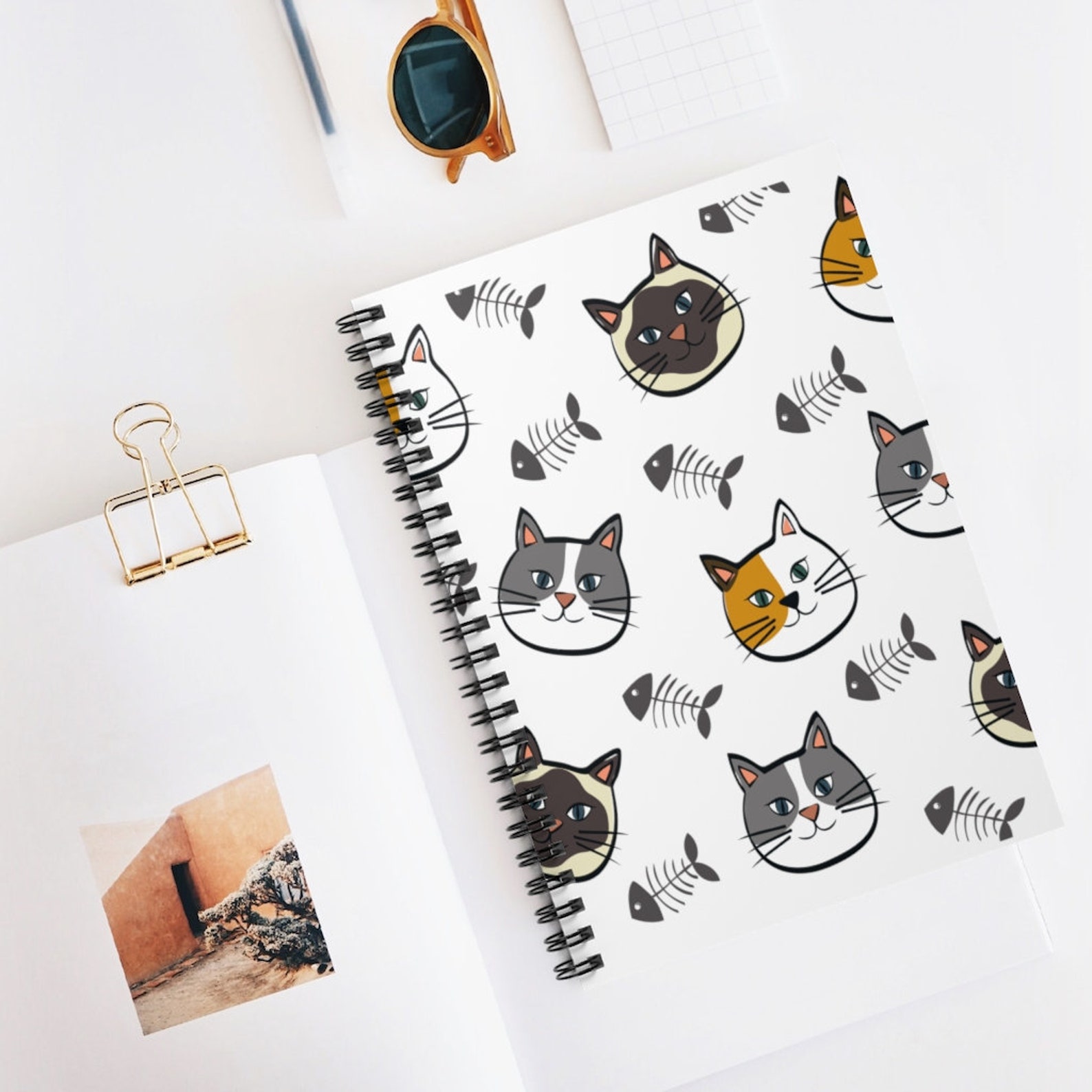 Cat Spiral Notebook