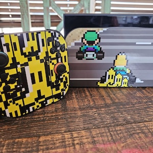 Skin Vinyl Decal &quot;Pixel Mario&quot; For New Switch 2 Gamer Console Race Kart