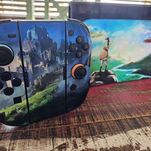 Skin Vinyl Decal &quot;Kingdom of Hyrule&quot; For New Switch 2 Console_Zelda_