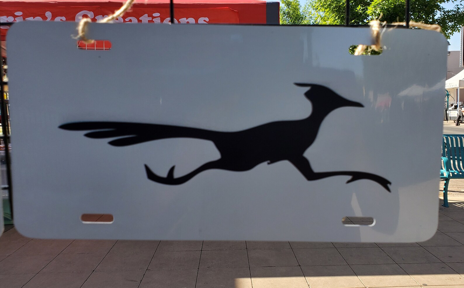 Roadrunner Printed License Plate Etsy.de