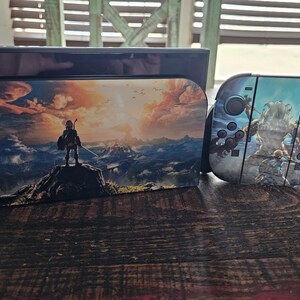 Skin Vinyl Decal "Breath of the wild" For Nintendo Switch Console_Zelda_