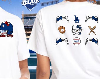 LAD x HK Baseball Crop Top with Free Pin