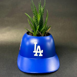 Dodgers WS Hat - PEQUENO Plantador de suculentas