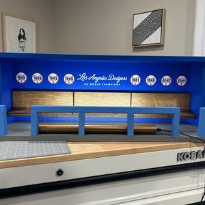 Dodgers Bobblehead Display - World Series Dugout Op bestelling gemaakt + GRATIS VERZENDING