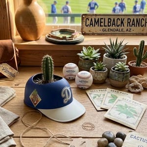 LAD 2025 Spring Training Hat - SMALL Succulent Planter