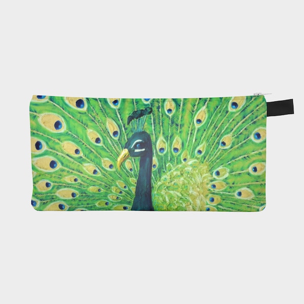 Peacock pencil case