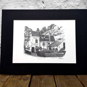 Ye Olde Trip to Jerusalem Inn Nottingham Print image 2