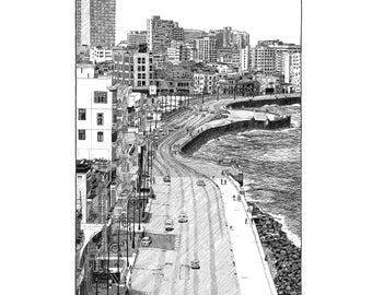 Malecón, Havana, Cuba - Limited edition print