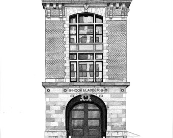 Ghostbusters Firehouse Print