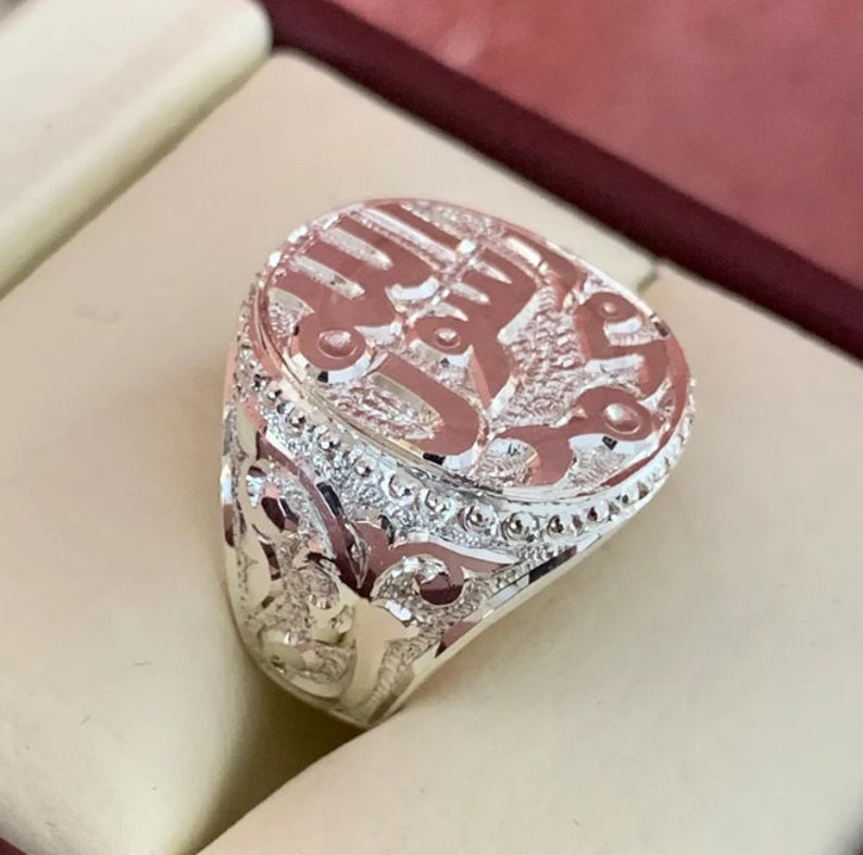 Seal of Prophet Muhammad saww Rings Allah Rasool Name Ring Amulet Rings