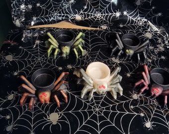 Spider tealight candle holders