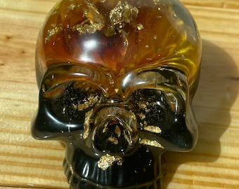Floral Resin Skull