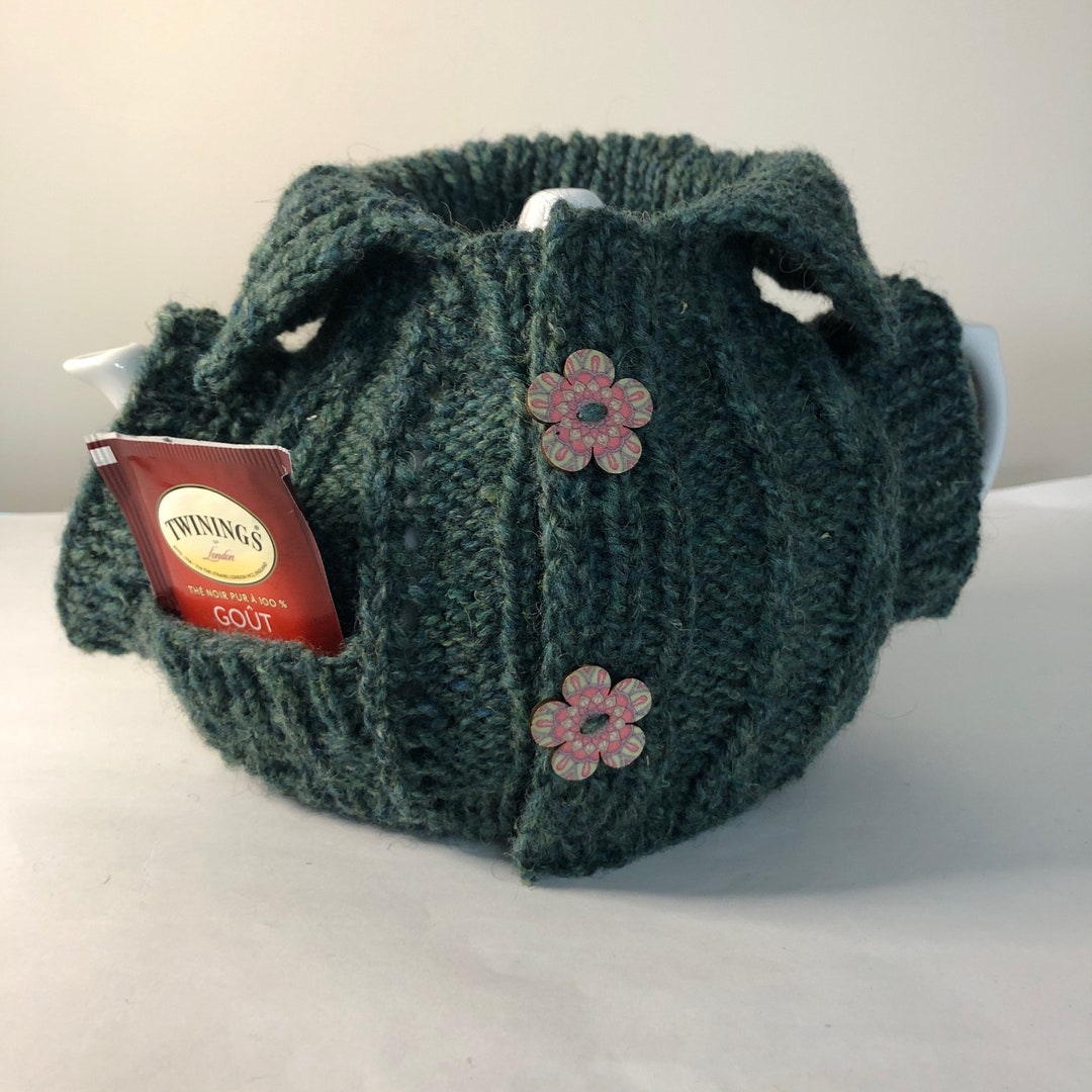 Knitted Tea Cozy Teapot Cozy Knitted Tea Warmer Knit Teapot Etsy