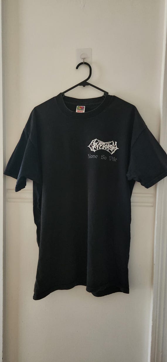 Vintage - CRYPTOPSY None So Vile T shirt Size XL 1996