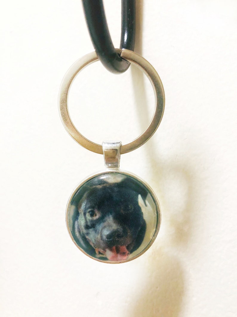Custom Photo Keychain Gift Keepsake His and Hers Own Design Keyring