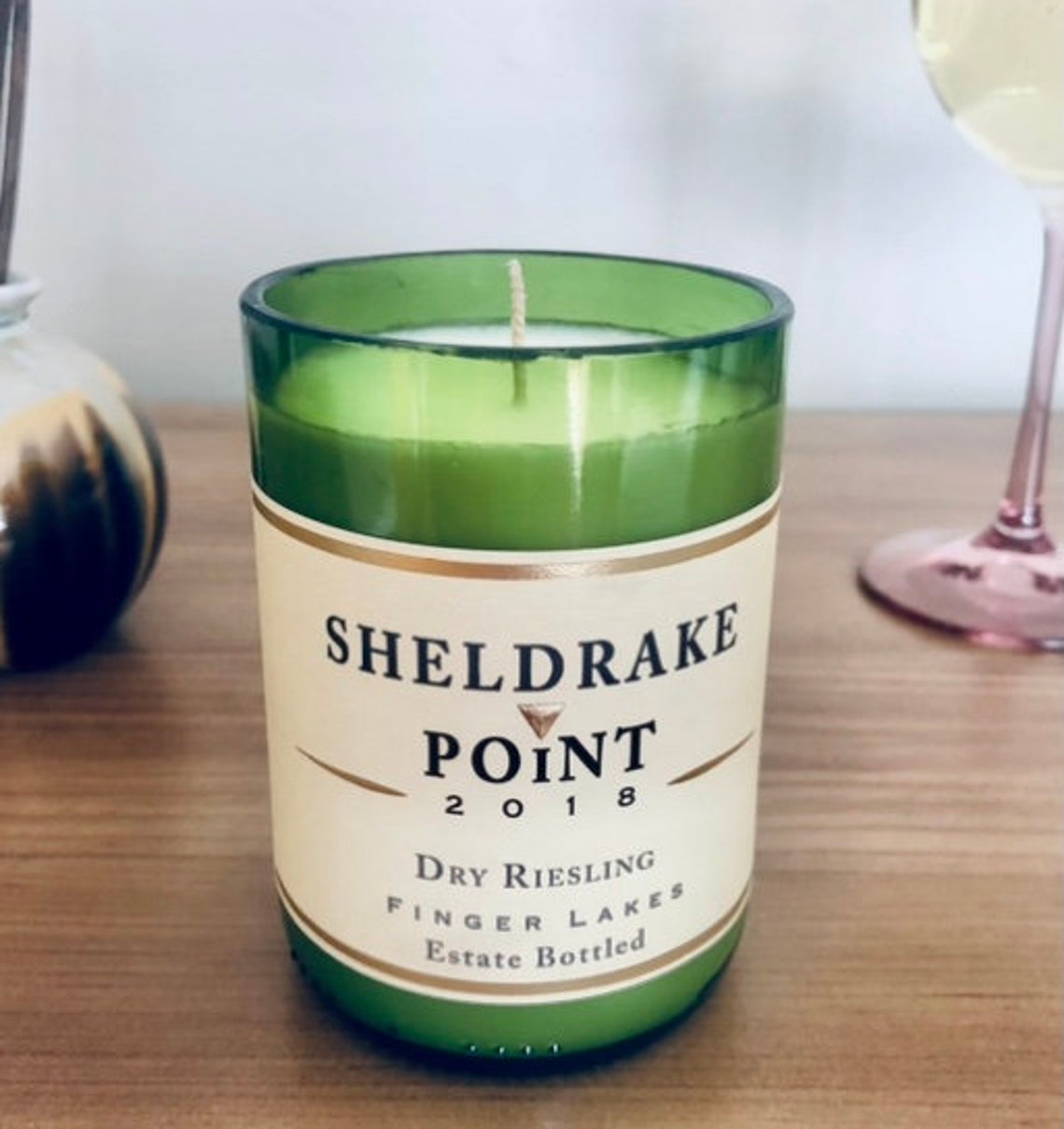 Wine Bottle Candles Prosecco Candle Borrasca Bubbly gifts Etsy