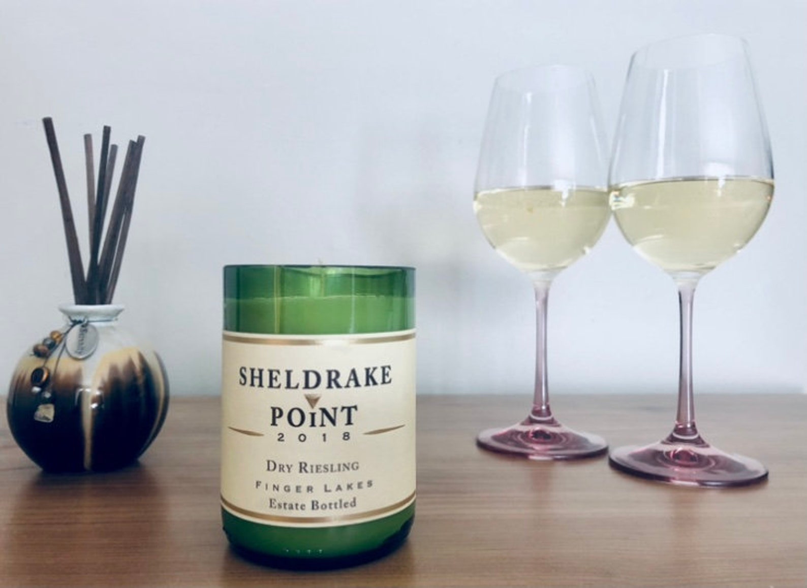 Wine Bottle Candles Prosecco Candle Borrasca Bubbly gifts Etsy