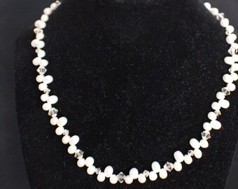 Freshwater Pearl Necklace Marked GF 14/20 Clasp