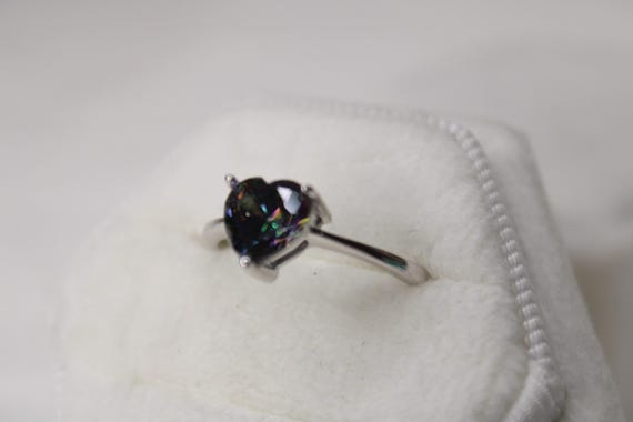 Mystic Topaz Sterling Silver Ring