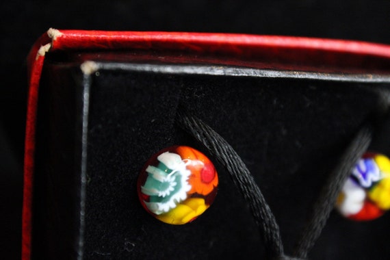 GlassOfVenice Authentic Murano Glass Pendant - Handmade Red & Black Millefiori Round Necklace From Italy - View #8