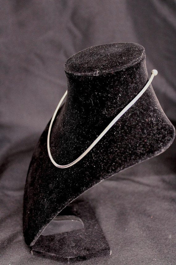 Solid 925 Sterling Silver (TESTED) Collar Necklace