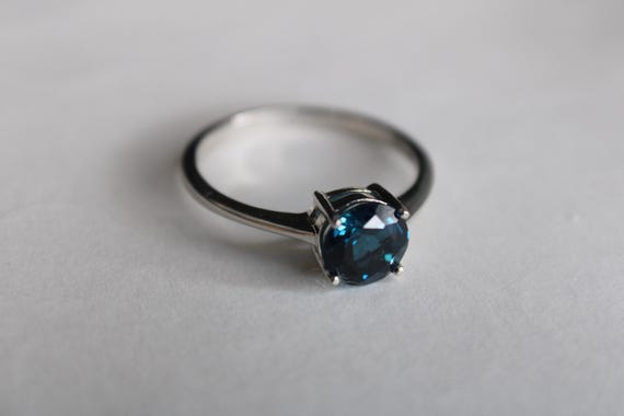 London Blue Topaz Sterling Silver 925 Ring