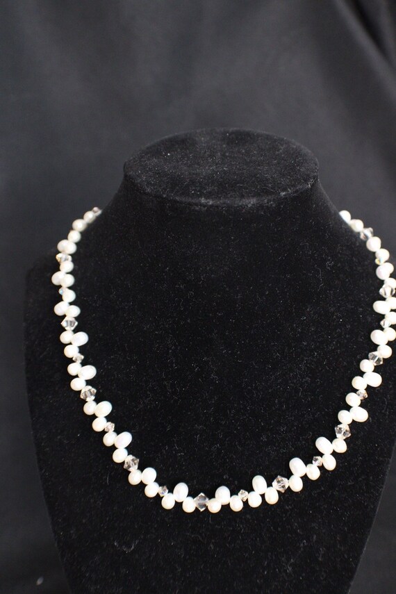 Freshwater Pearl Necklace Marked GF 14/20 Clasp