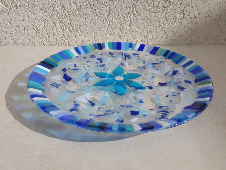 Fused Glass Passover Seder Plate Seder Bowl Serving Platter Etsy Canada