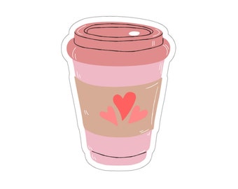 Coffee is My Valentine Sticker