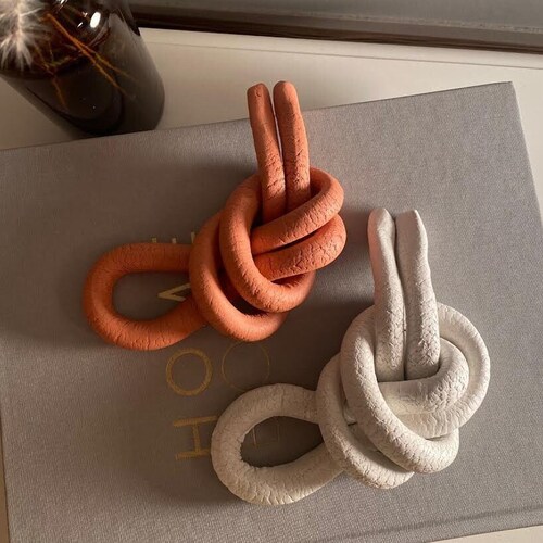 Clay Knot Home Decor Coffee Table Handmade Knot Etsy