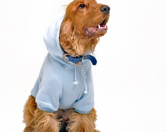Baby Blue Dog Hoodie,pet hoodie, puppy clothing, dog clothes, pet clothes, pet accessories, dog fashion, puppy clothing