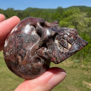 Red Pietersite Skull ~ 2&quot;