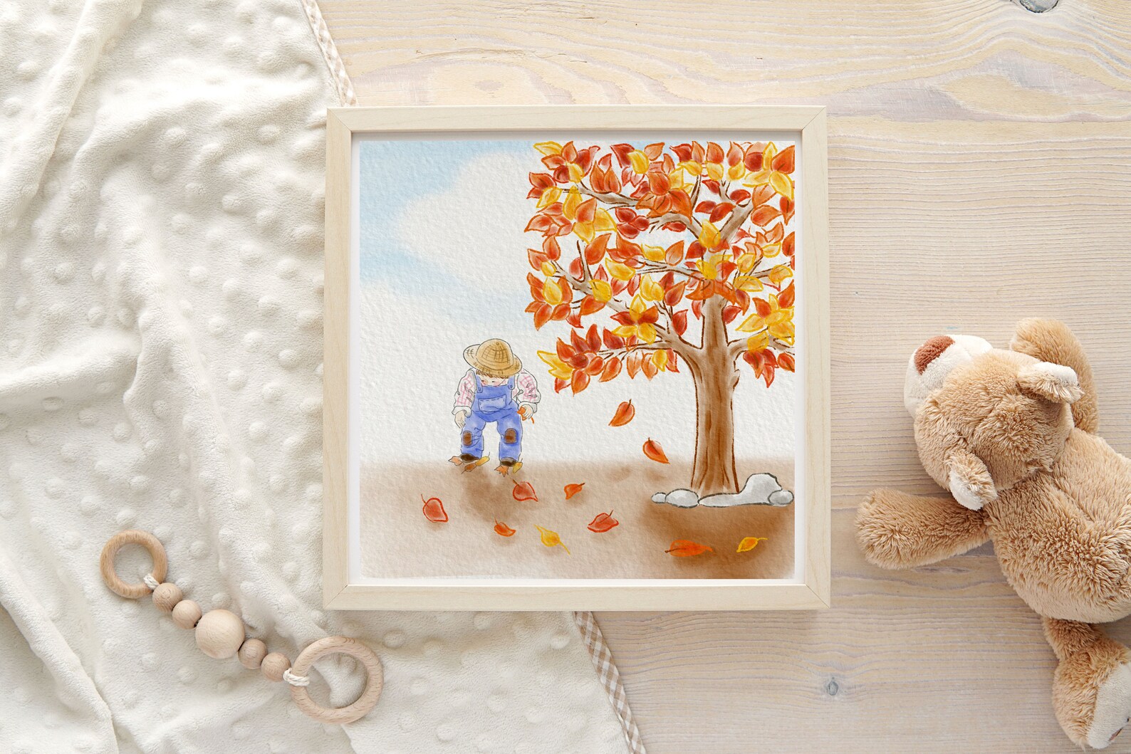 Printable Baby Wall Art Bundle, Nursery Room Wall Art Set, 1st Birthday Decor , Four Seasons