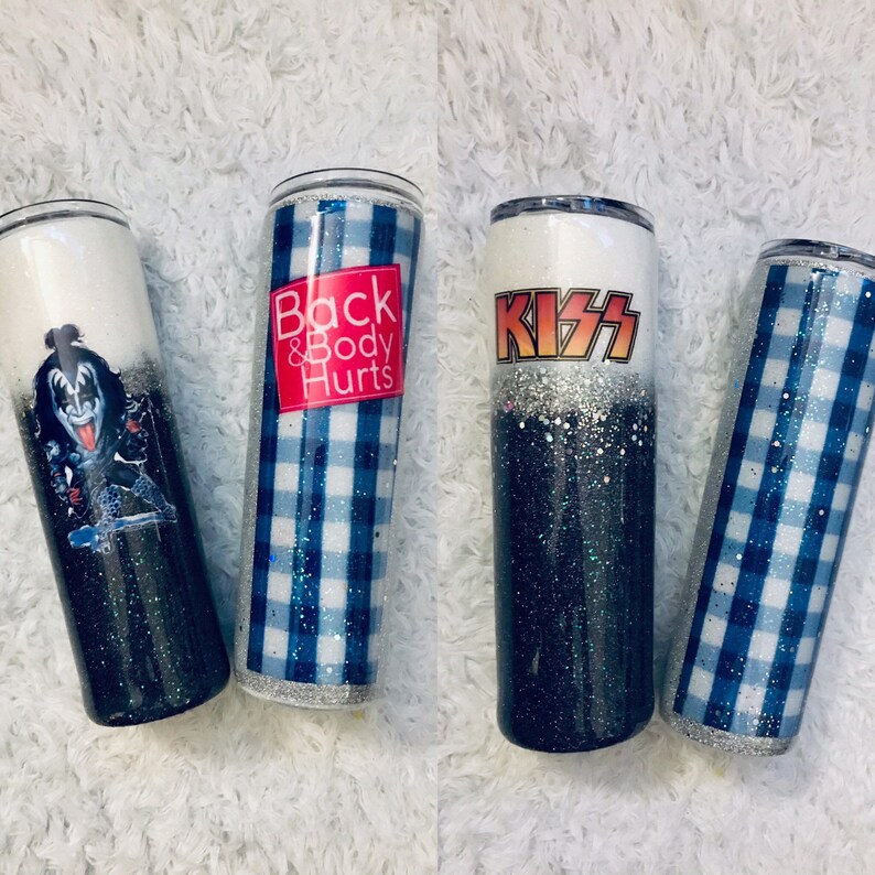 Custom tumbler cups epoxy resin tumblers glitter tumblers Etsy