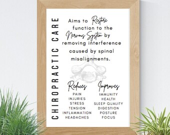 Chiropractic Care Poster